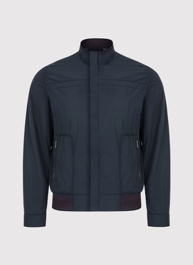 Granatowa krótka kurtka męska