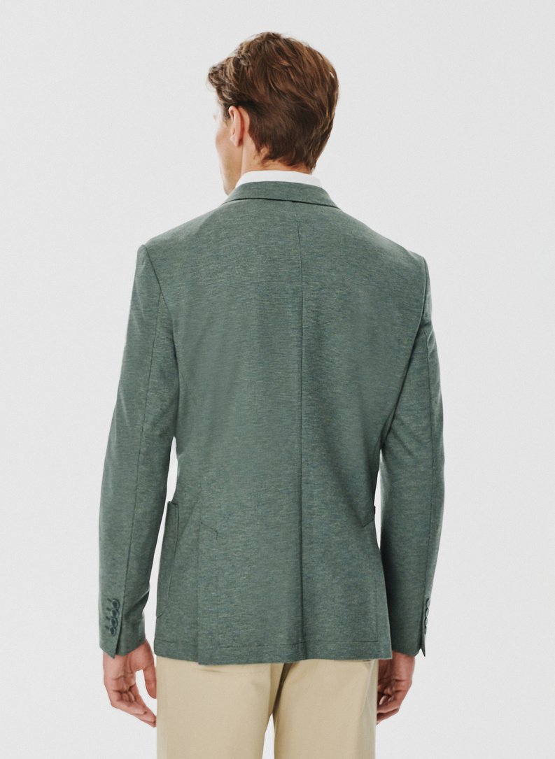 Zielona marynarka męska