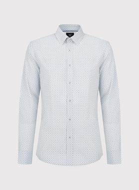 Koszula męska w mikrowzór