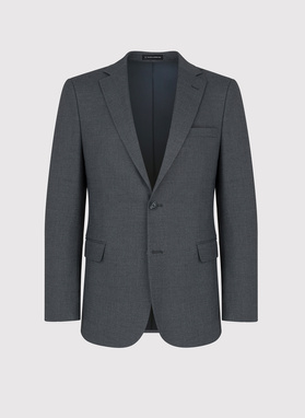 Elegancki szary garnitur męski