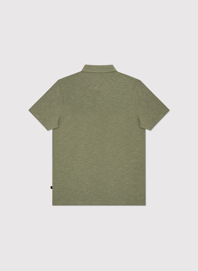 Zielone bawełniane polo