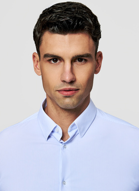 Dzianinowa koszula męska w pepitkę