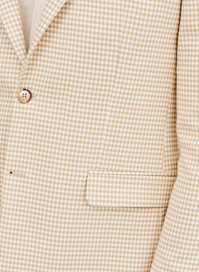 Jasna marynarka męska w pepitkę