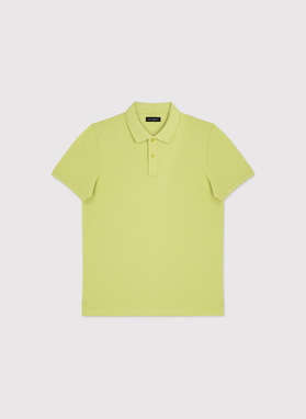 Zielone bawełniane polo męskie