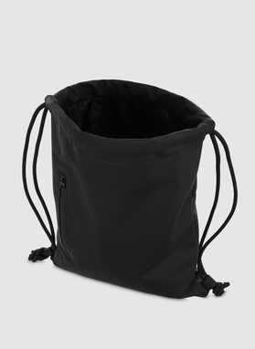 Plecak-worek męski w kolorze czarnym