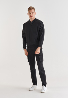 CZARNA BLUZA M21WF-2B-002-C