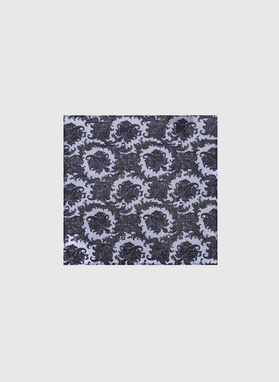 Niebieska poszetka męska paisley