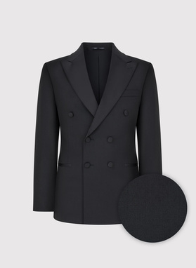 Ślubna dwurzędowa marynarka smokingowa