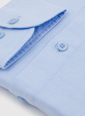 Niebieska bawełniana koszula męska