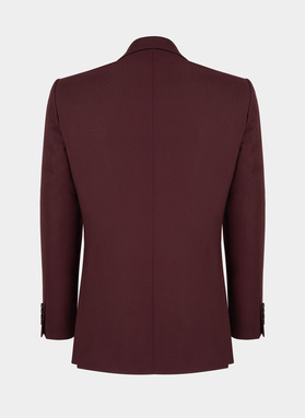 Bordowa marynarka garniturowa P21WP-3G-036-D