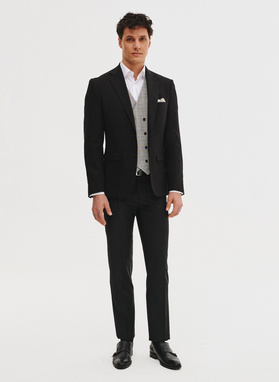 Czarna marynarka męska