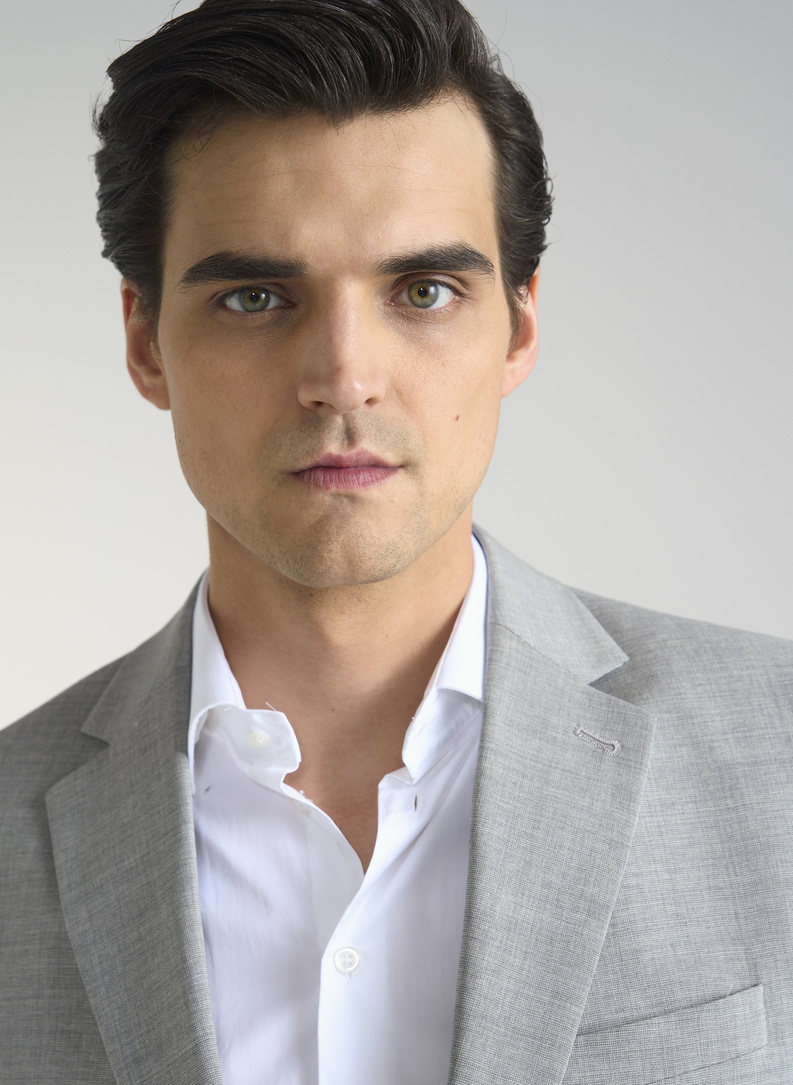 Szara marynarka męska z wełną