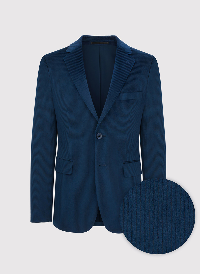 Sztruksowa jednorzędowa marynarka męska