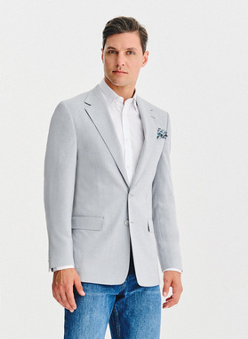 Szara marynarka męska