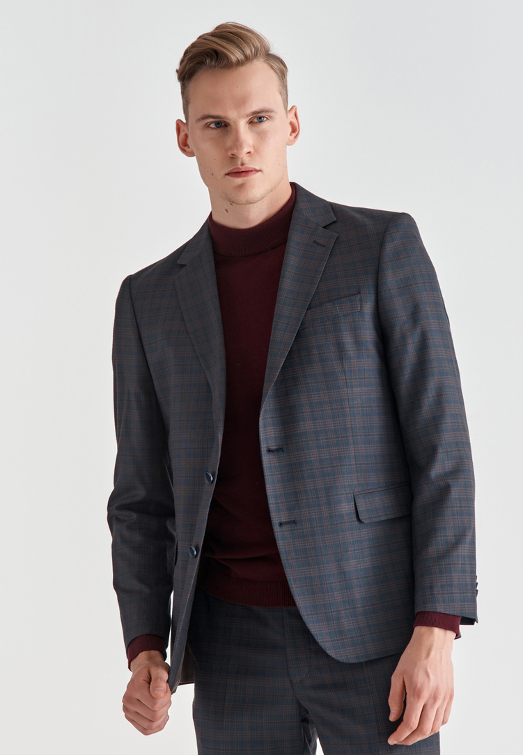 Marynarka męska garniturowa P21WF-3G-076-G