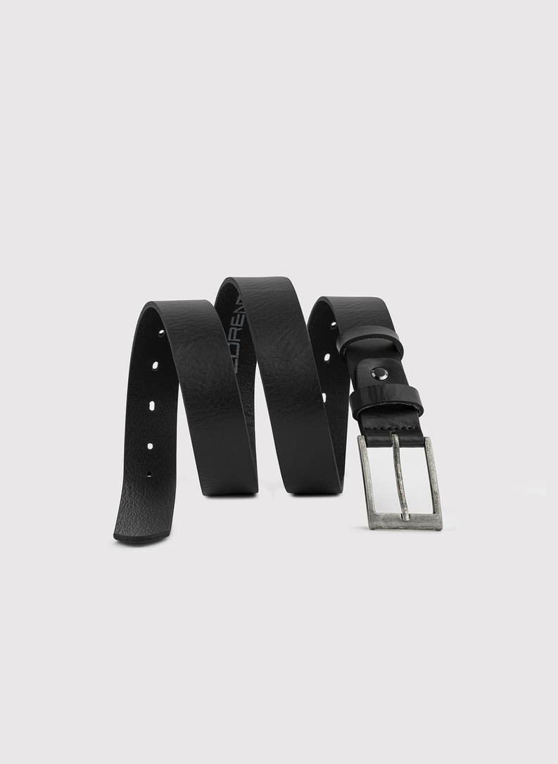 Pasek męski w kolorze czarnym