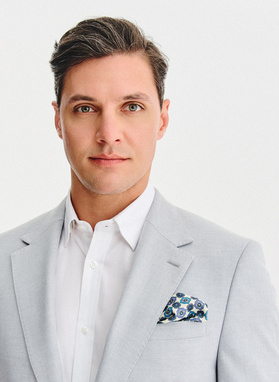 Szara marynarka męska