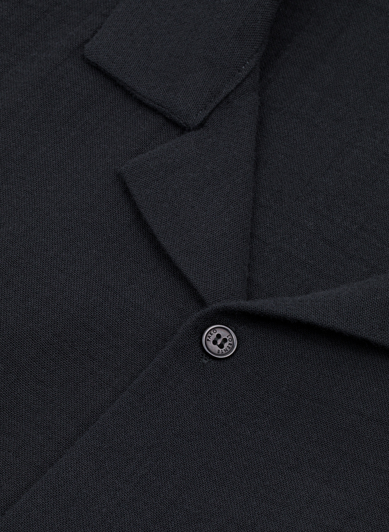 Bawełniana koszula męska w kolorze czarnym