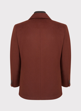 Płaszcz męski rudy P22WF-7X-003-P-0