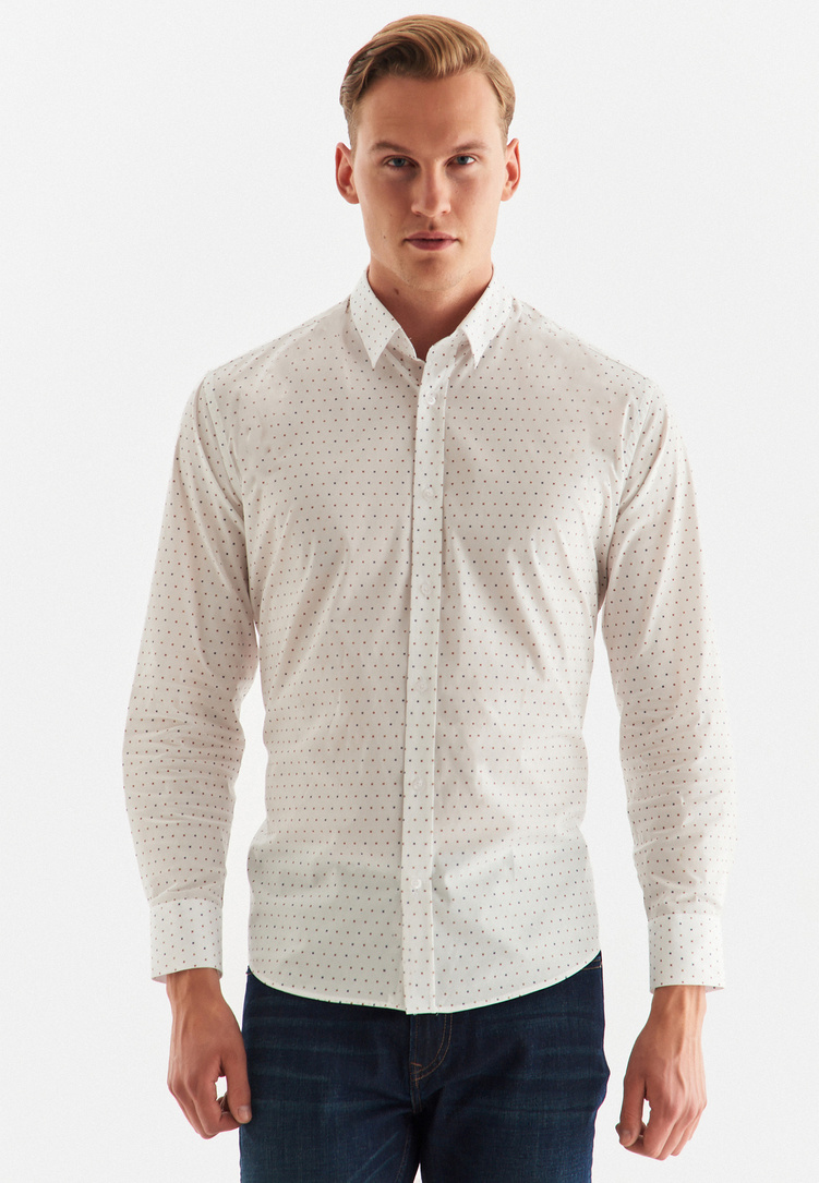 Koszula męska P22WF-1X-039-B-R