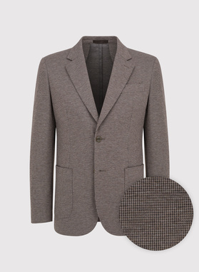 Szaro-brązowa marynarka męska