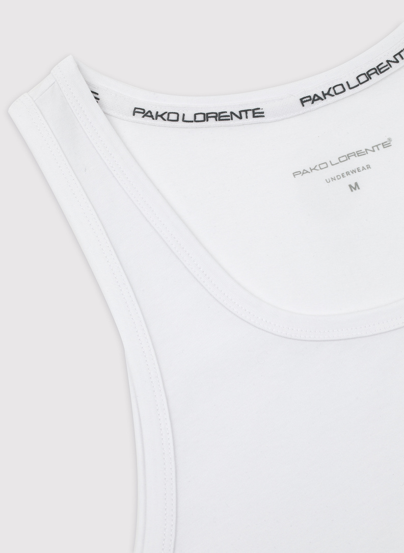 Tank top w białym kolorze, dwupak