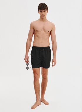 Szorty kąpielowe męskie w czarnym kolorze
