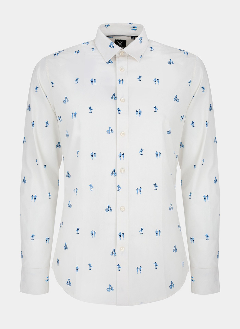 Koszula męska P21SF-1X-117-B