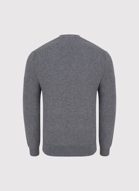 Męski kardigan w szarym kolorze