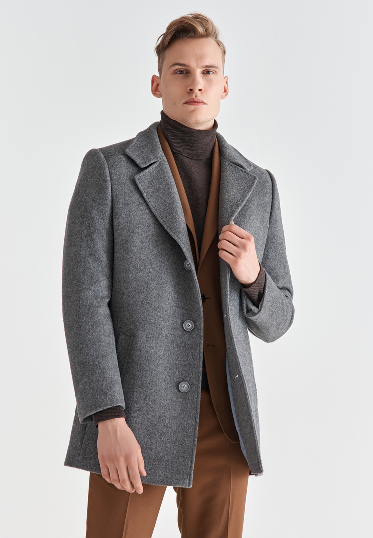 Płaszcz męski P21WF-7X-031-S
