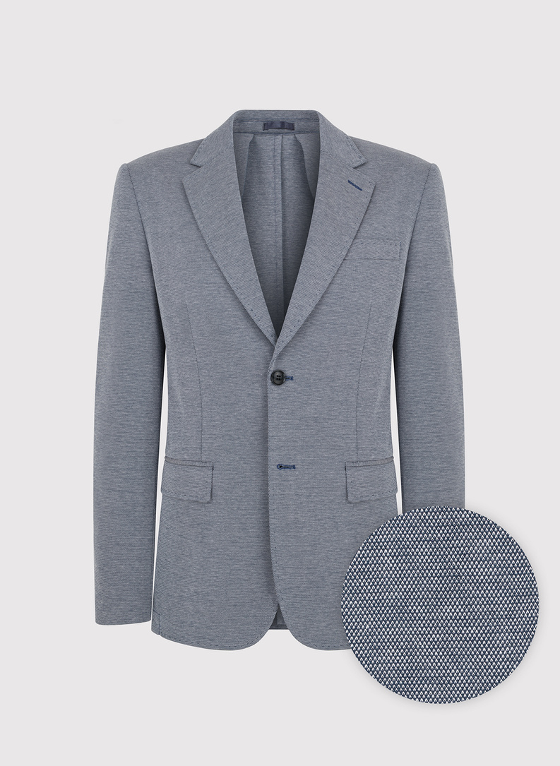 Szara marynarka melanż