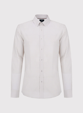 Koszula męska w mikrowzór