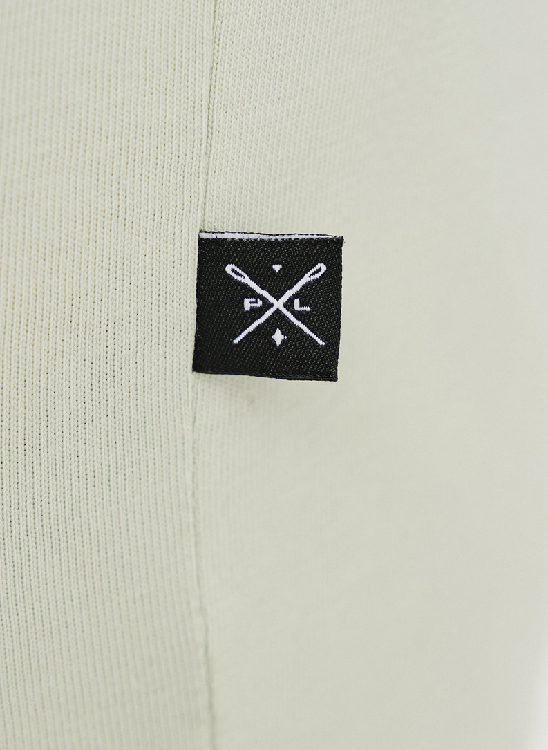 Oliwkowy t-shirt oversize