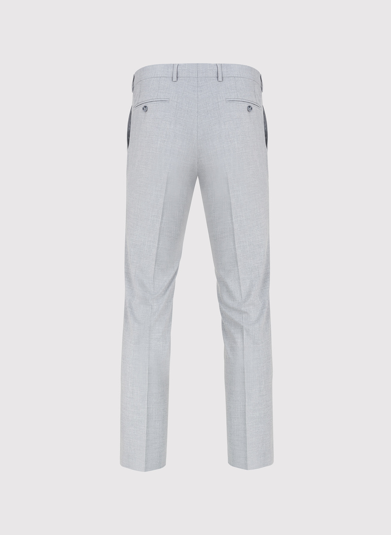 Jasnoszare spodnie ganiturowe