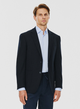 Casualowa marynarka męska w kolorze granatowym