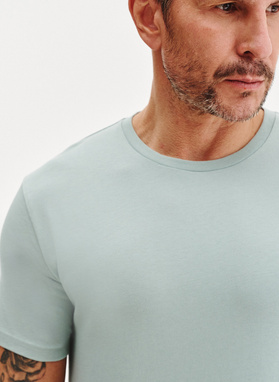 Bawełniany zielony t-shirt