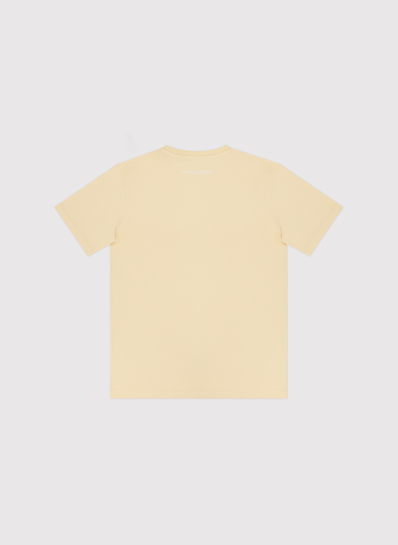 Bawełniany żółty t-shirt