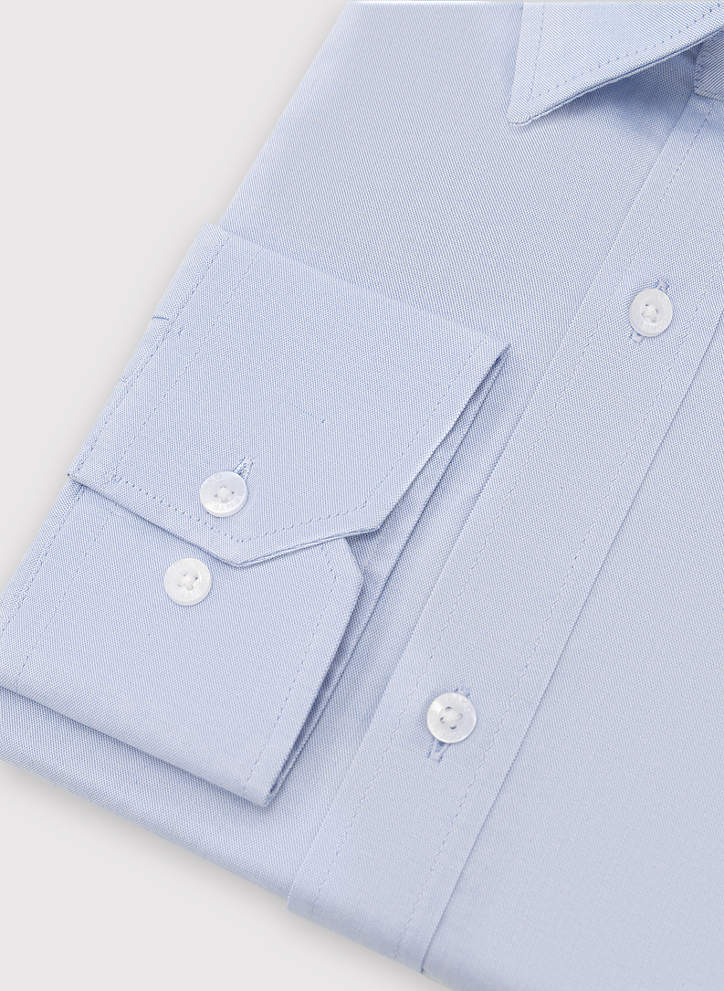 Niebieska koszula męska z bawełny