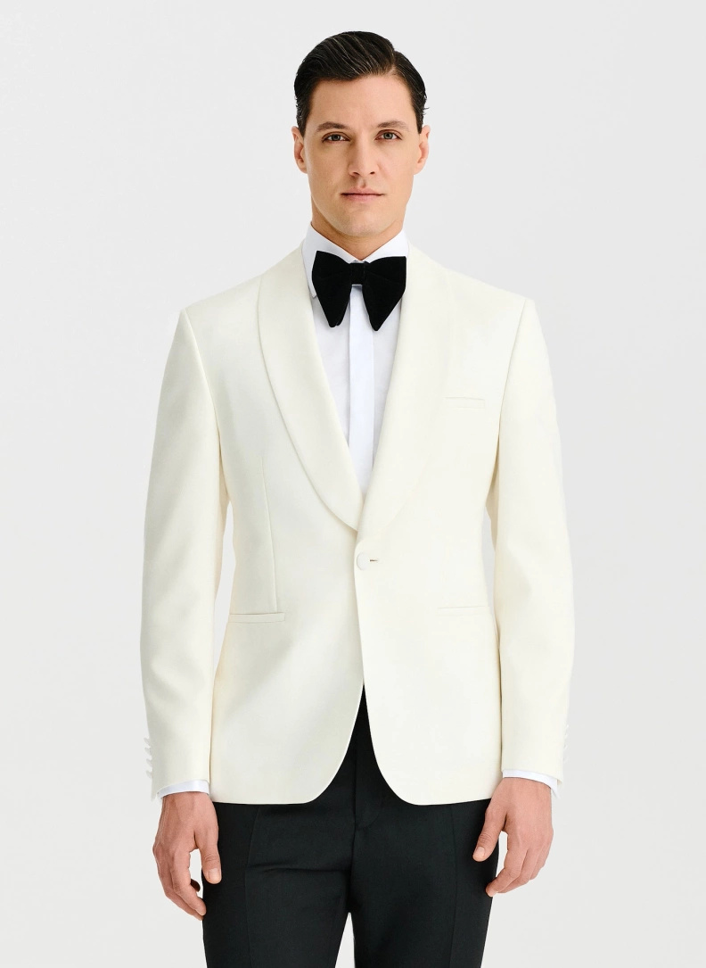 Ślubna marynarka smokingowa