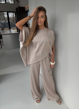 Komplet damski GEO beżowy