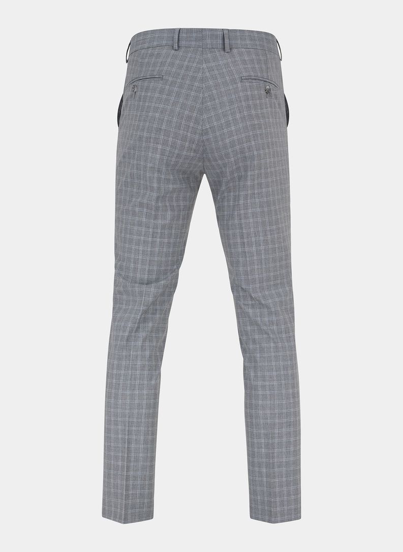 Szare spodnie garniturowe P22SF-6G-008-S-S