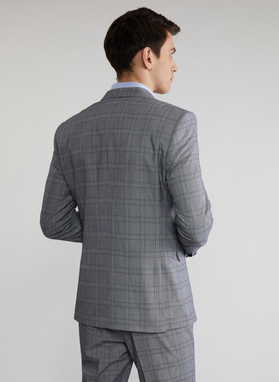 Szara marynarka garniturowa P22SF-3G-011-S-S