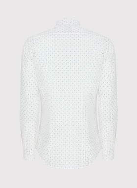 Elegancka koszula męska w delikatny wzorek