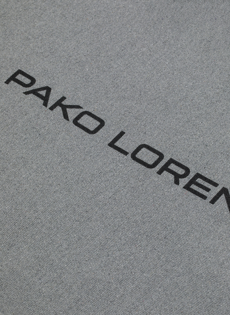 Szara duża torba materiałowa unisex