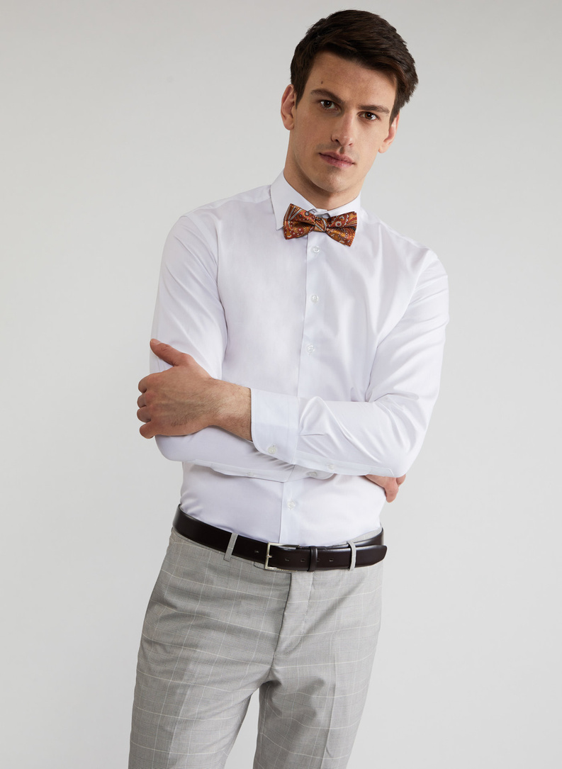 Mucha męska brązowa P22SF-MX-009-Y-0