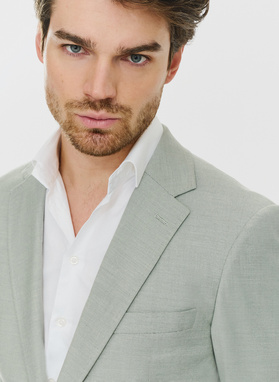 Zielona marynarka męska bez podszewki