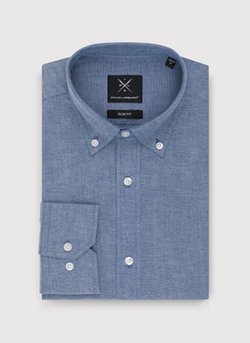 Koszula męska z kołnierzem na guziki