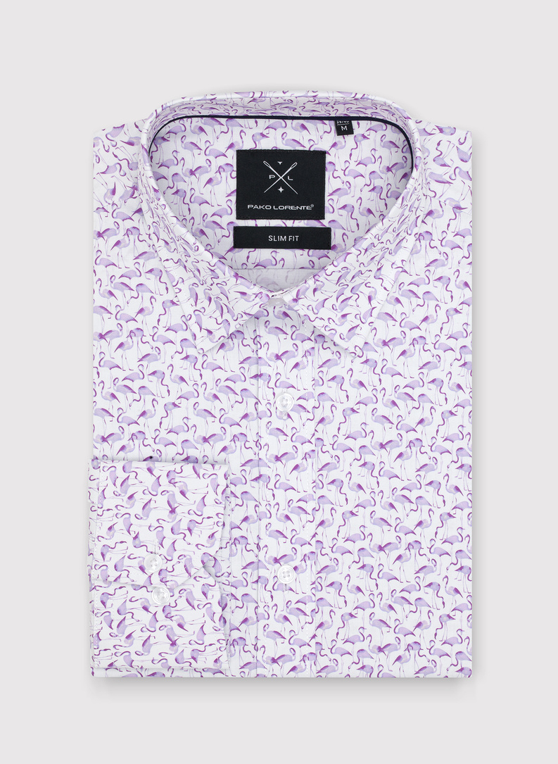 Koszula męska z zwierzęcym wzorem