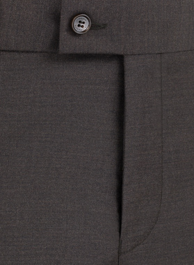 Brązowe spodnie garniturowe P21WP-6G-092-A