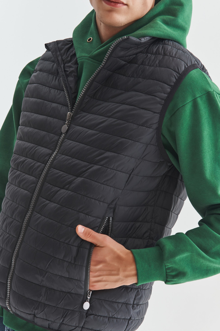 Kamizelka męska puchowa P21WN-8X-038-C